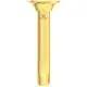Nahaufnahme eines goldfarbenen Wandauslaufs "La Dolce Vita Brushed Gold" von Ideal Standard.